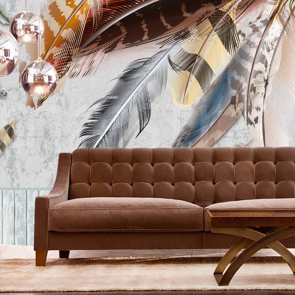 Фотообои 3д перо  10-564