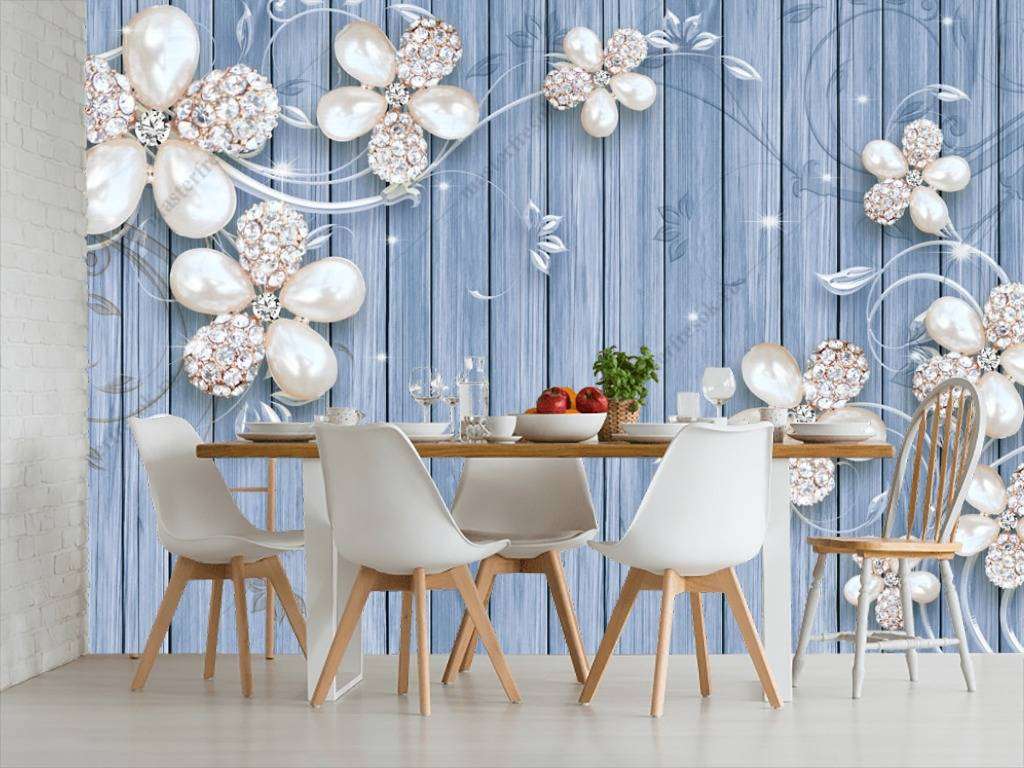 Фотообои 3д цветы на щите  10-639