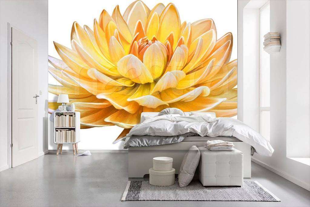 Фотообои Желтый пион  9-007