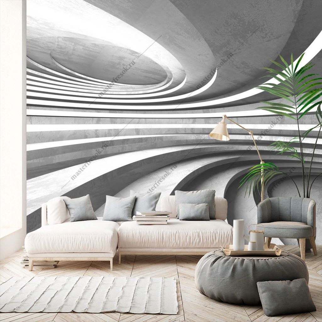 Фотообои Архитектурное пространство 3д  10-951