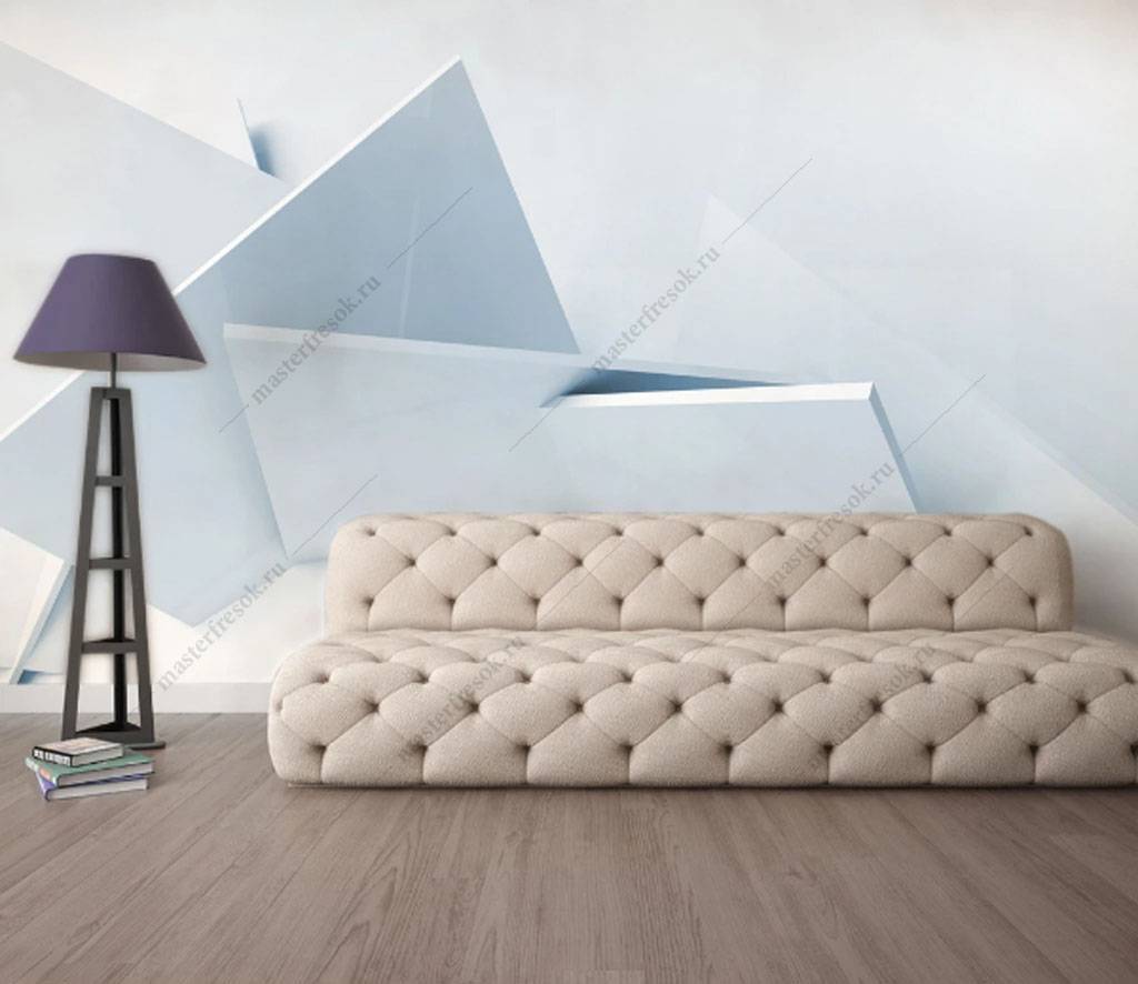 Фотообои Белая геометрия  15-813