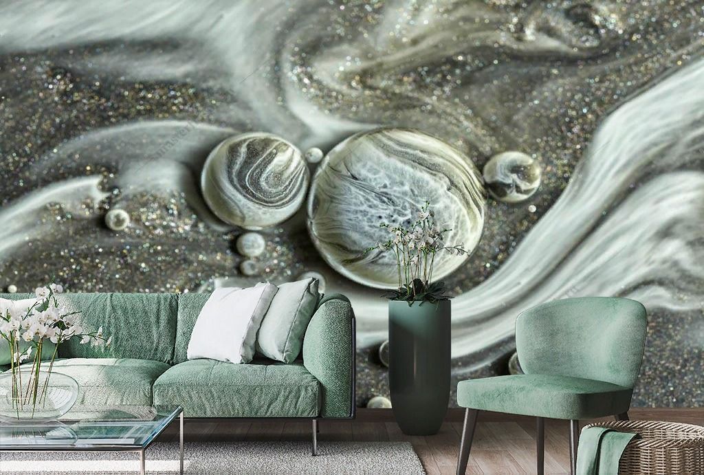 Фотообои Акриловые пузыри  9-1408