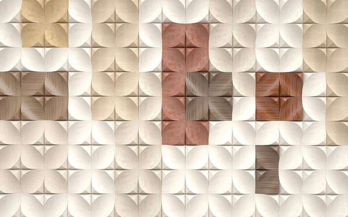 Фотообои в интерьере панно 3д  15-397 фото