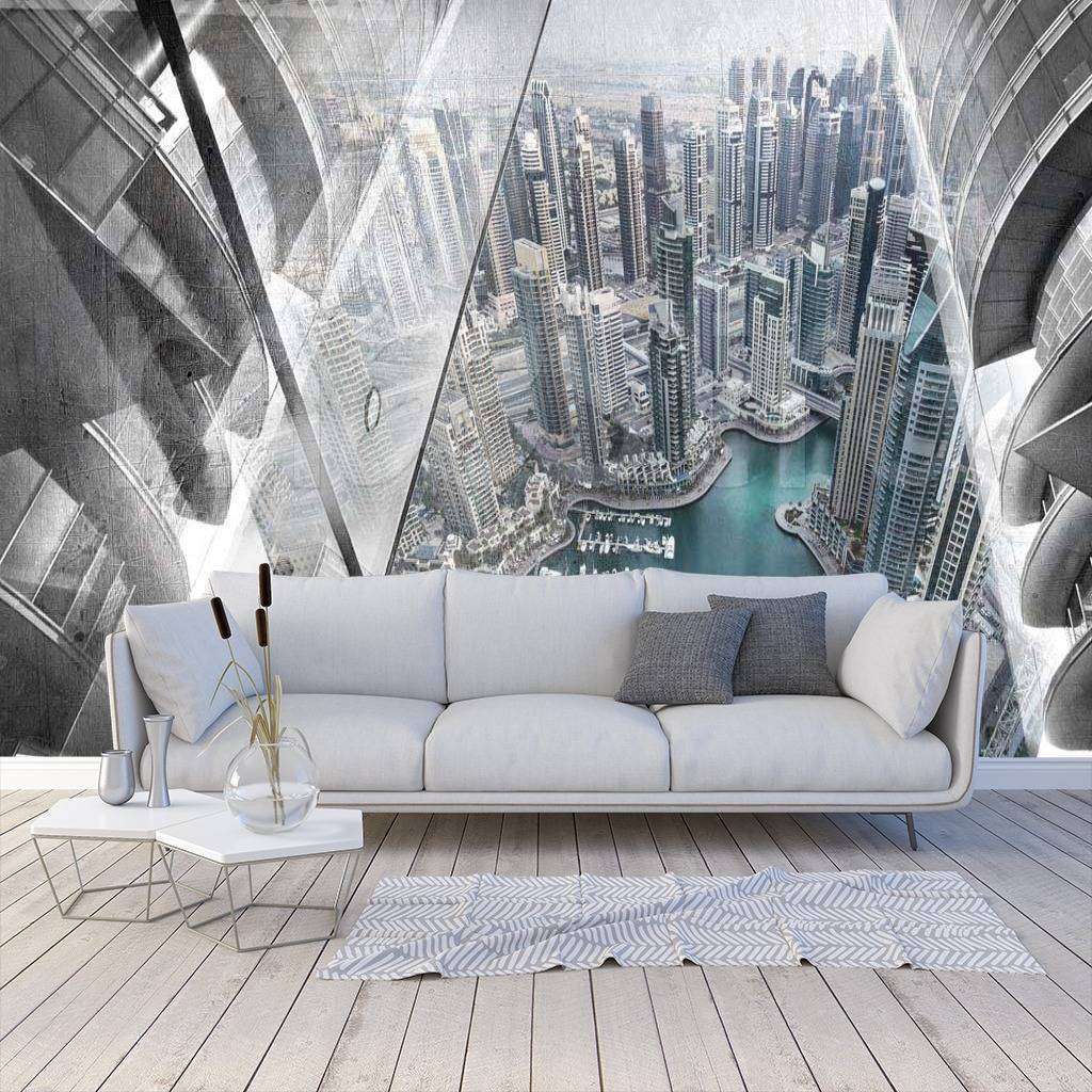 Фотообои Морской прибой. Вид с набережной  7-367