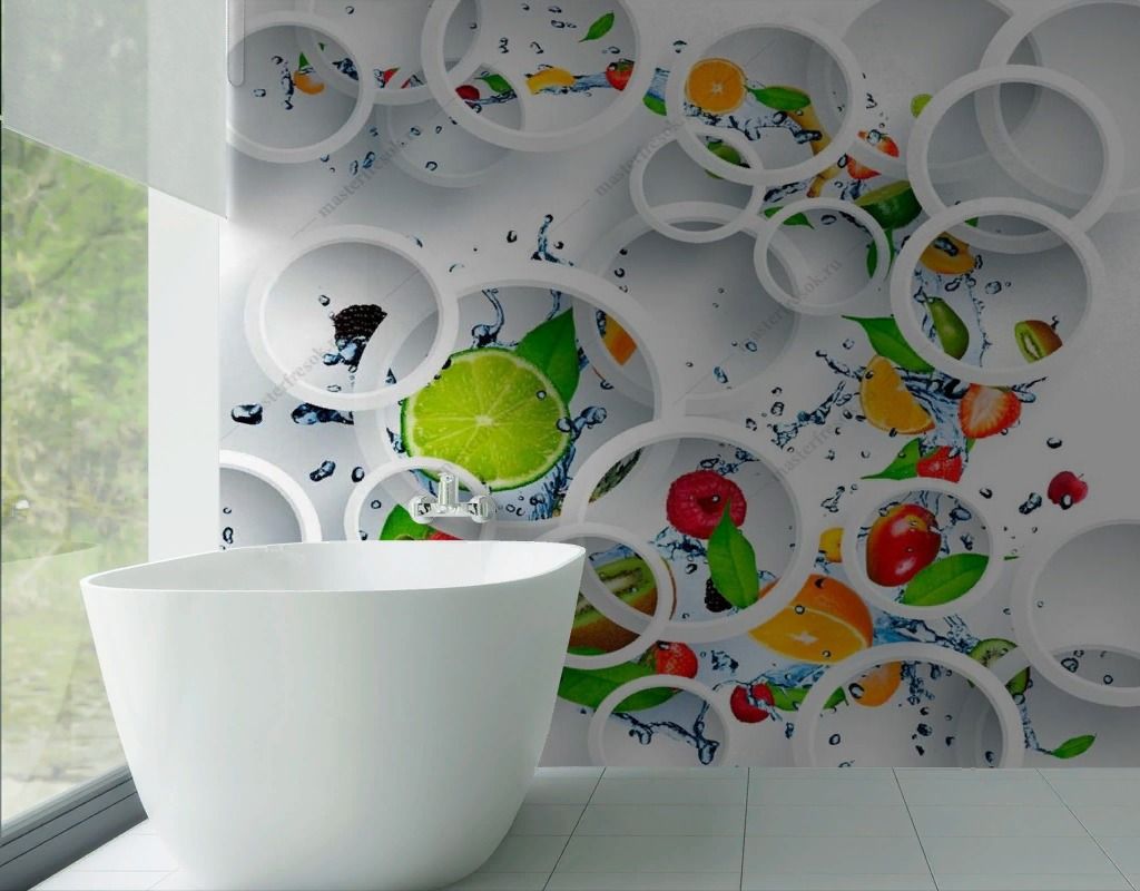 Фотообои Круговорот фруктов  9-1666