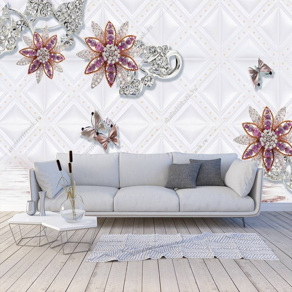 Фотообои 3д драгоценные камни  10-676