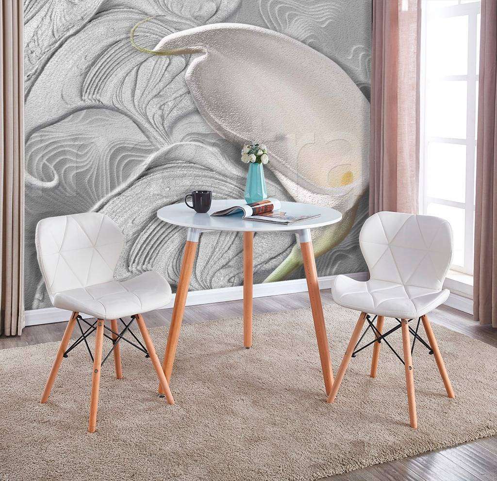 Фотообои 3д каллы мазками  7-555