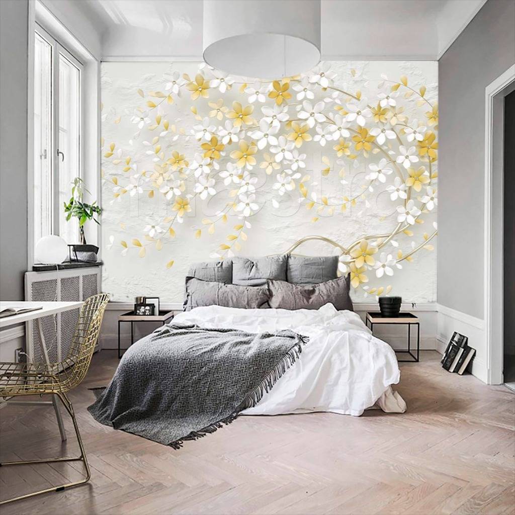 Фотообои 3д светлый фон  15-034