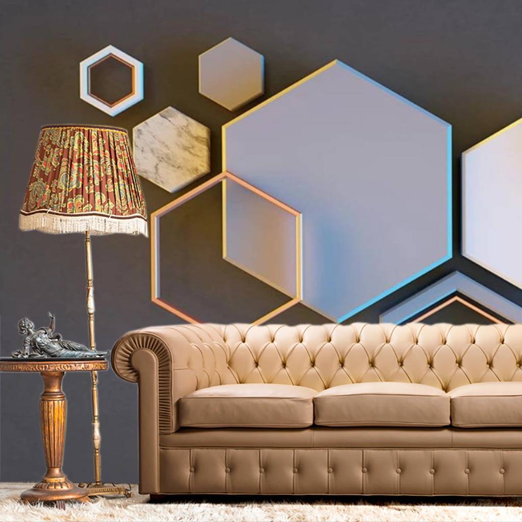 Фотообои 3д стереоскопические серые  15-365