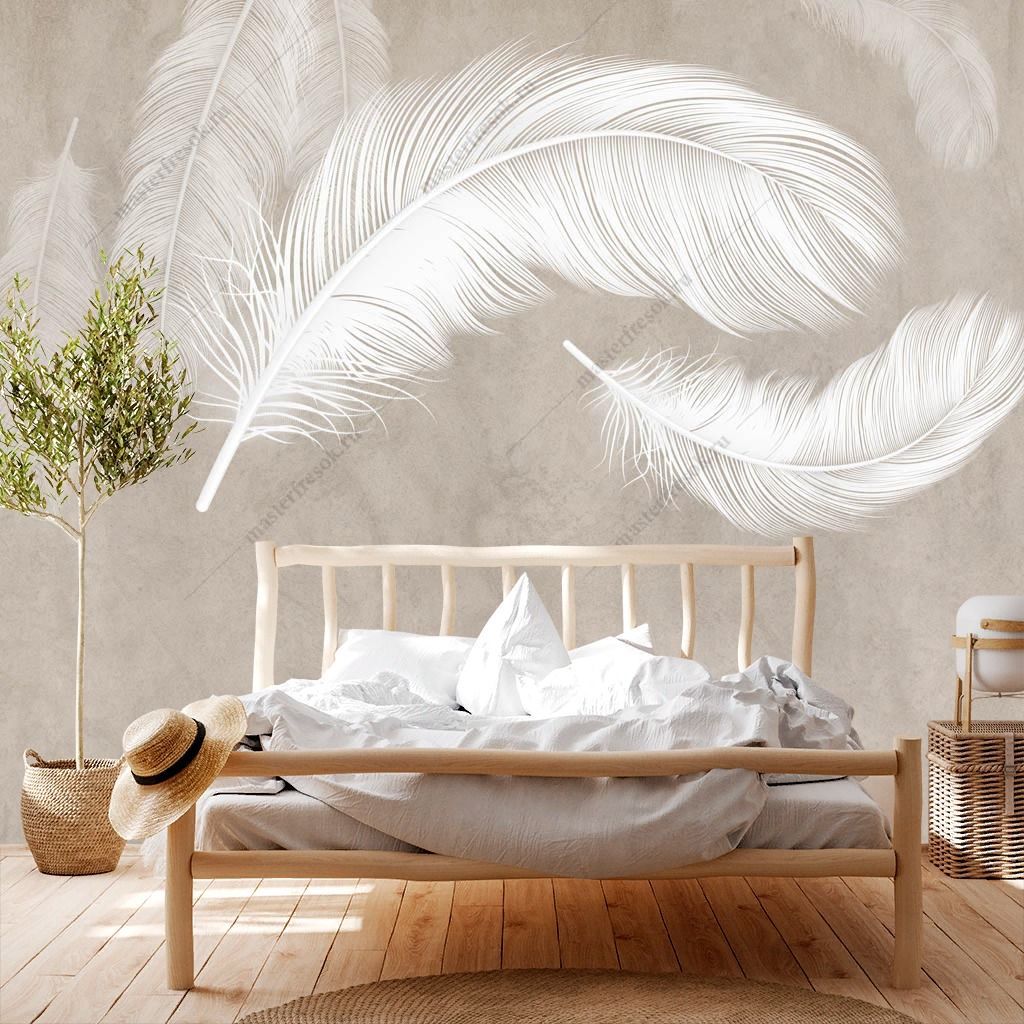Фотообои Белое перышко  14-302