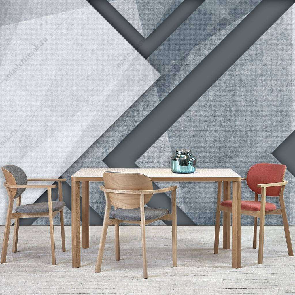 Фотообои в интерьере 3д бетон  10-680 фото