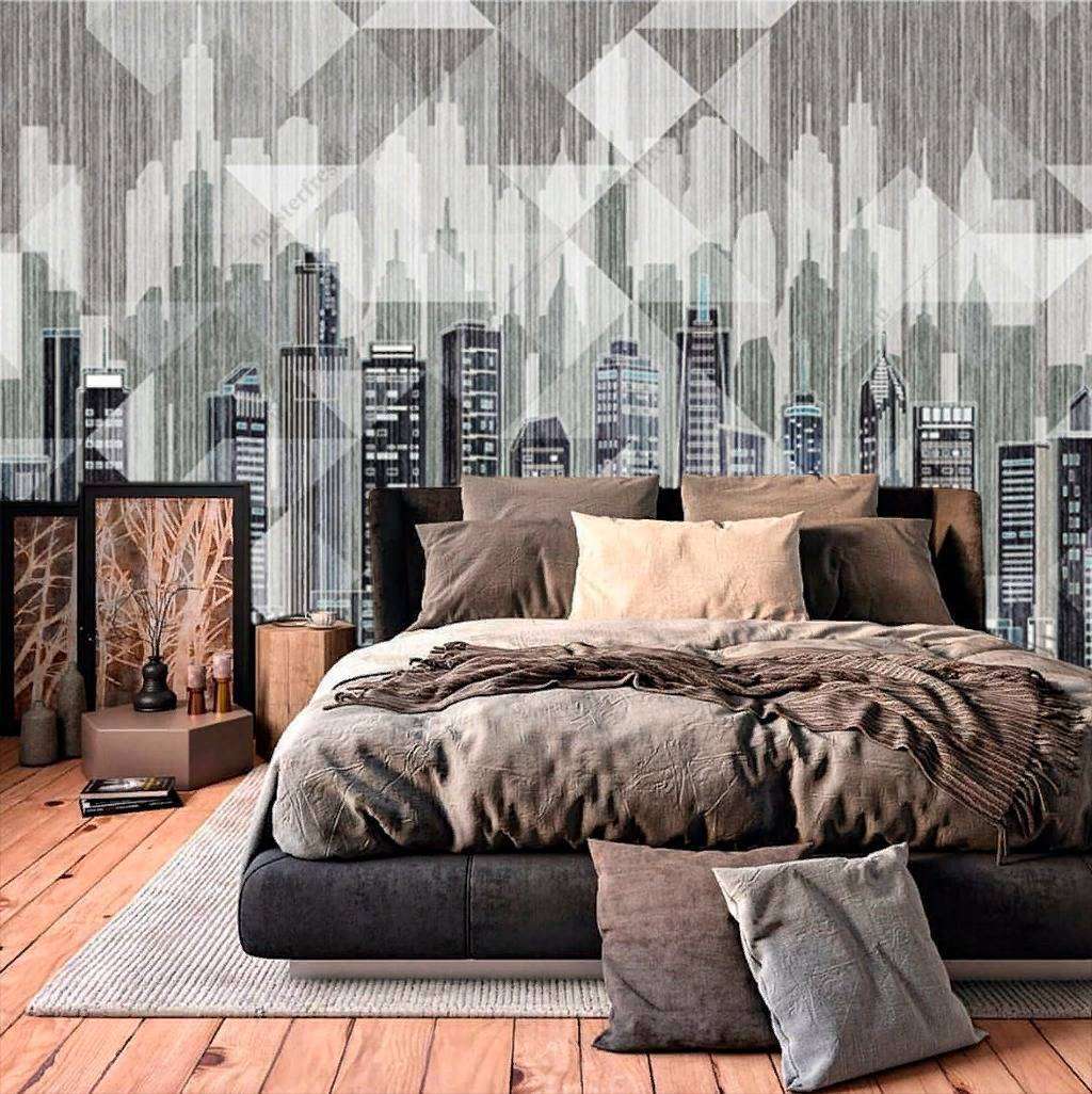 Фотообои в интерьере город  15-850 фото