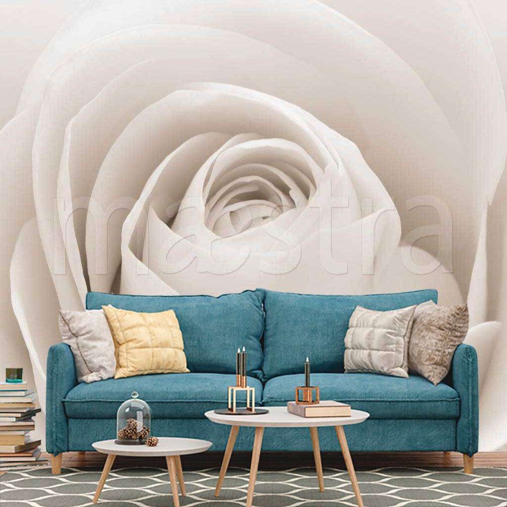 Фотообои Белая роза нарядная  10-225