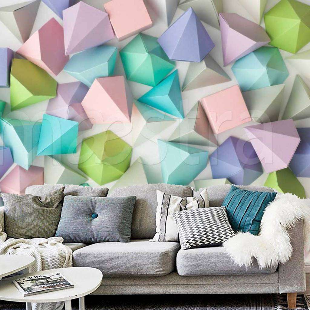 Фотообои Объемные фигуры 3d  10-432