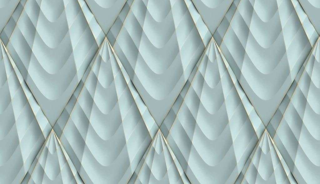 Фотообои в интерьере рельефная волна 3д  9-1580 фото