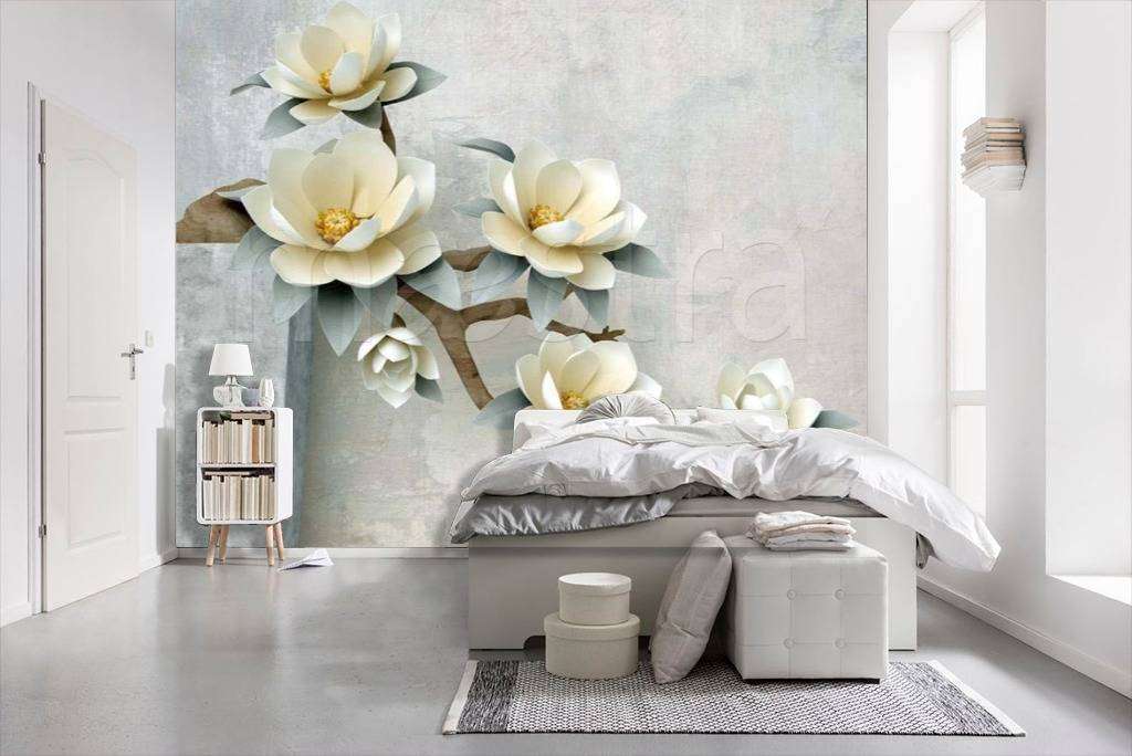 Фотообои Креативные цветы бонсай 3д  15-002