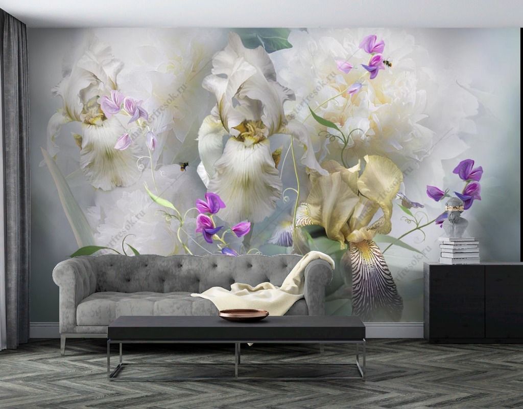 Фотообои Букет в легкой дымке  13-468