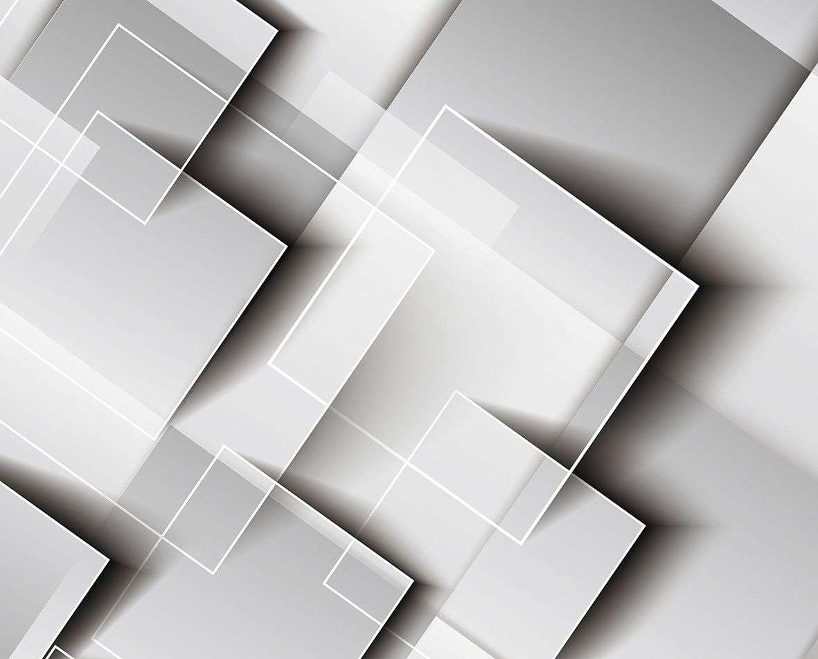 Фотообои в интерьере геометрическая композиция из квадратов  10-981 фото