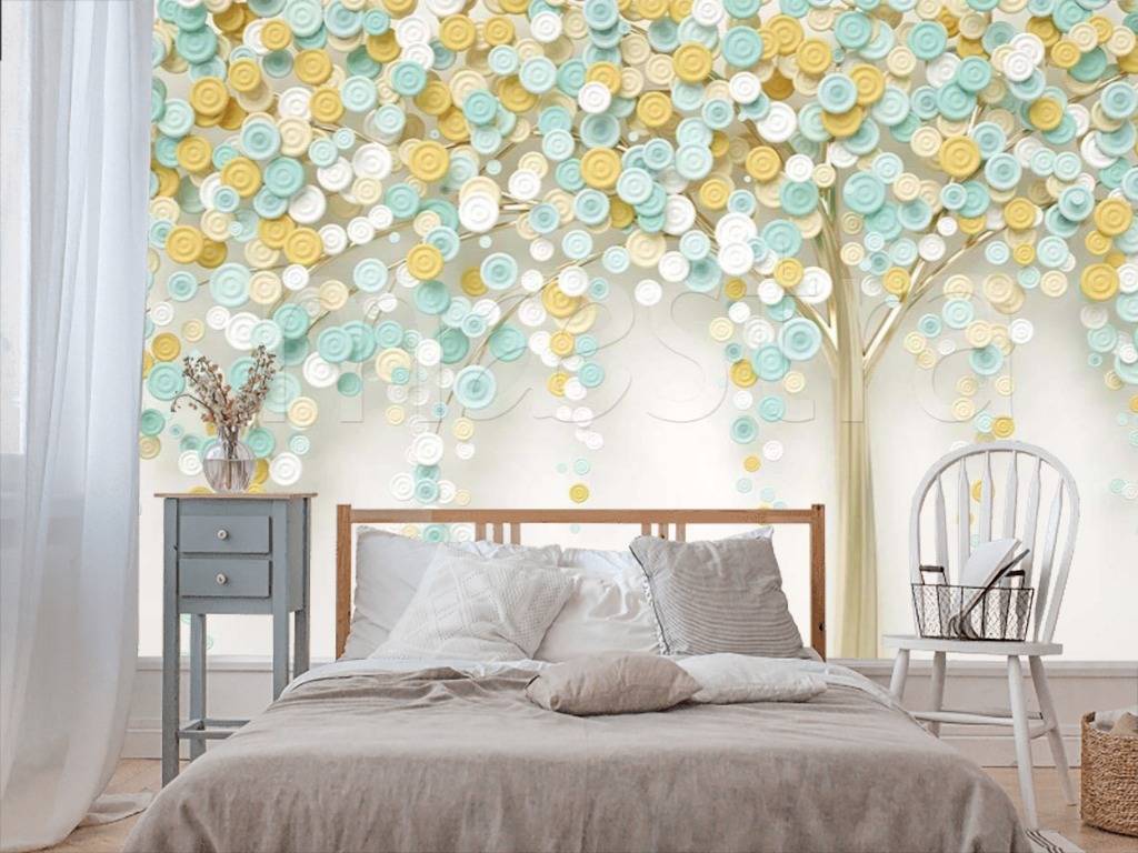 Фотообои 3д стереоскопическое дерево  15-010