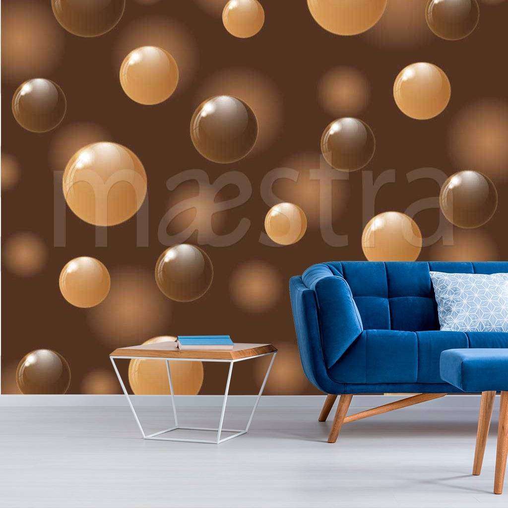 Фотообои 3д абстракция шары в воздухе  9-020