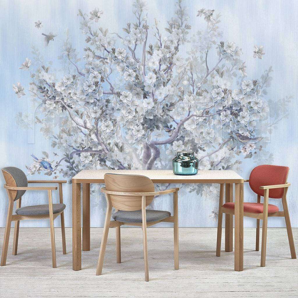 Фотообои в интерьере весенний цвет  7-997 фото