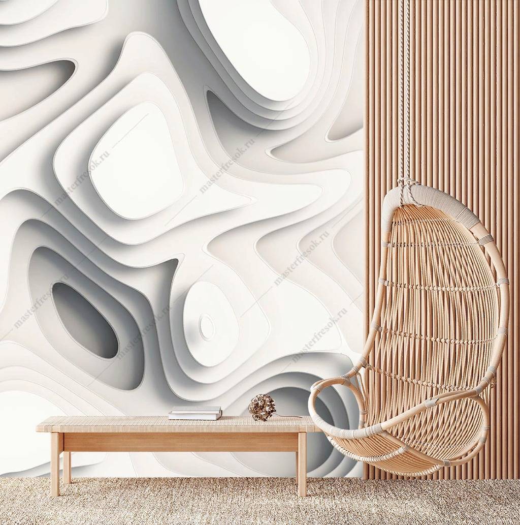 Фотообои 3д волны  10-868