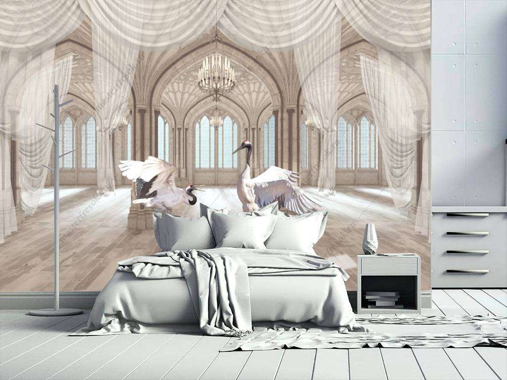 Фотообои Японский журавль  10-720