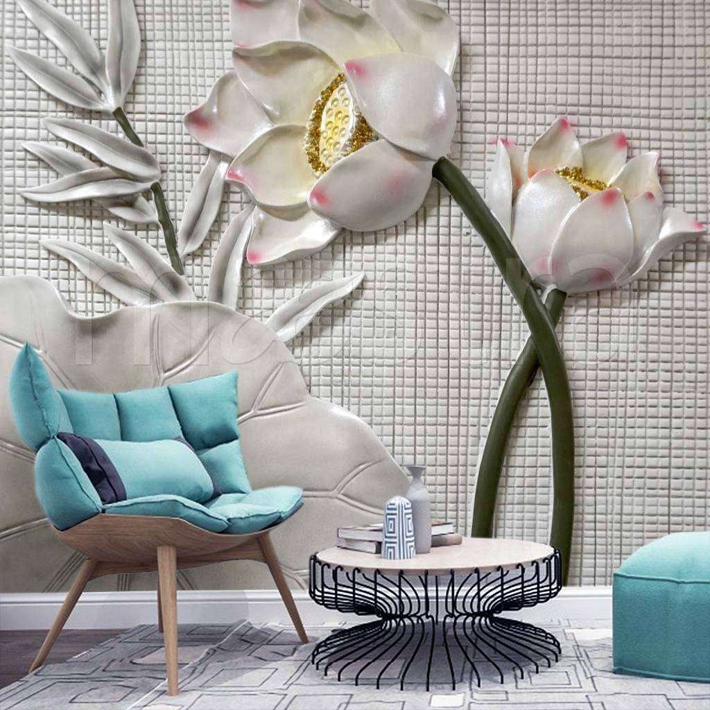 Фотообои Объемные цветы  9-156