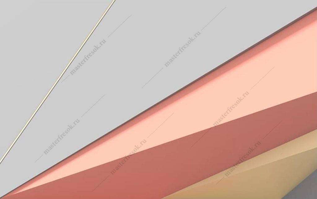 Фотообои в интерьере геометрические линии  16-080 фото