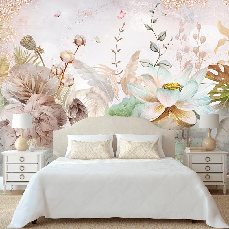 Фотообои Лотос на полянке  13-380