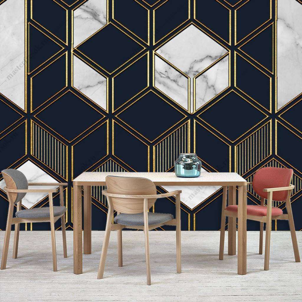 Фотообои в интерьере 3д фон темный  10-682 фото