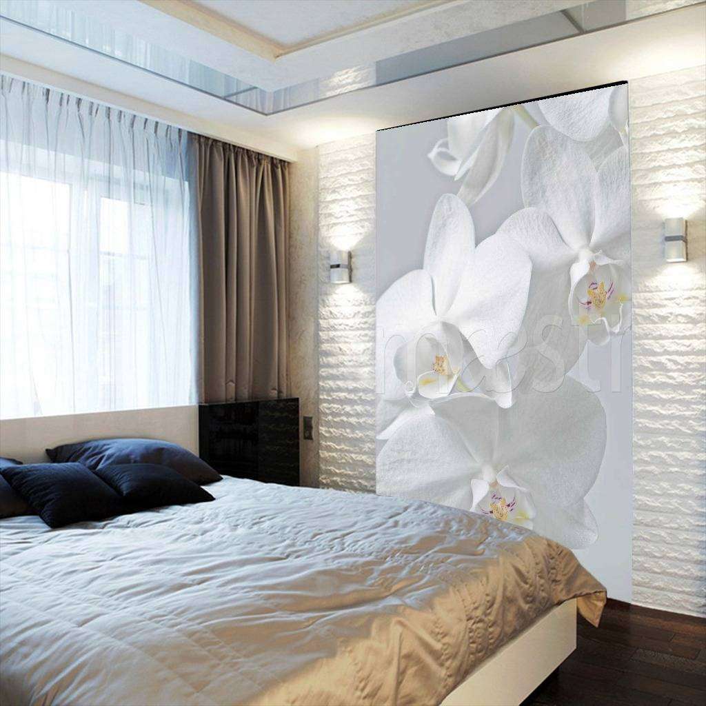 Фотообои Белая орхидея нарядная  10-155
