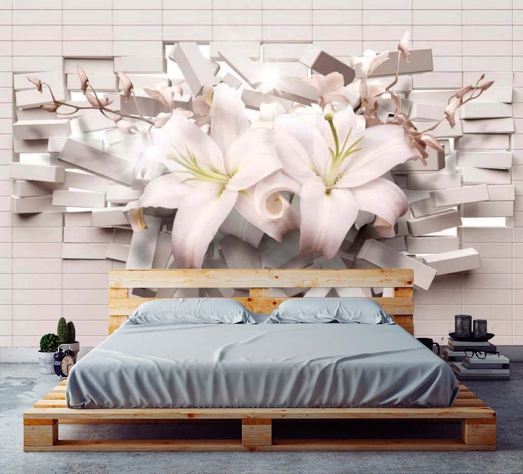 Фотообои Нежная лилия 3д  17-7175