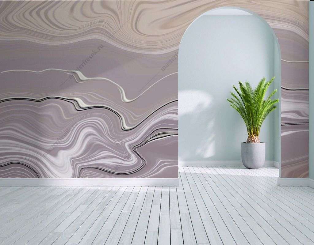 Фотообои в интерьере мрамор розовая текстура  13-568 фото