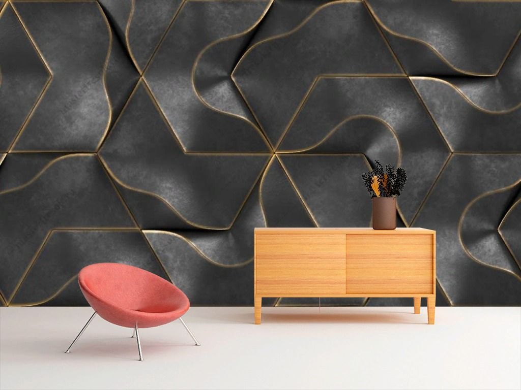 Фотообои Черная вуаль 3д  9-1590