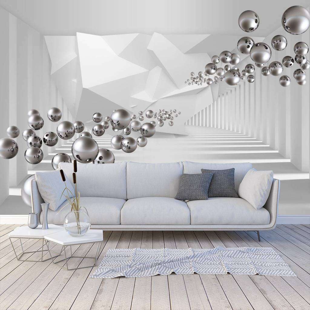 Фотообои в интерьере летящий шар  10-619 фото