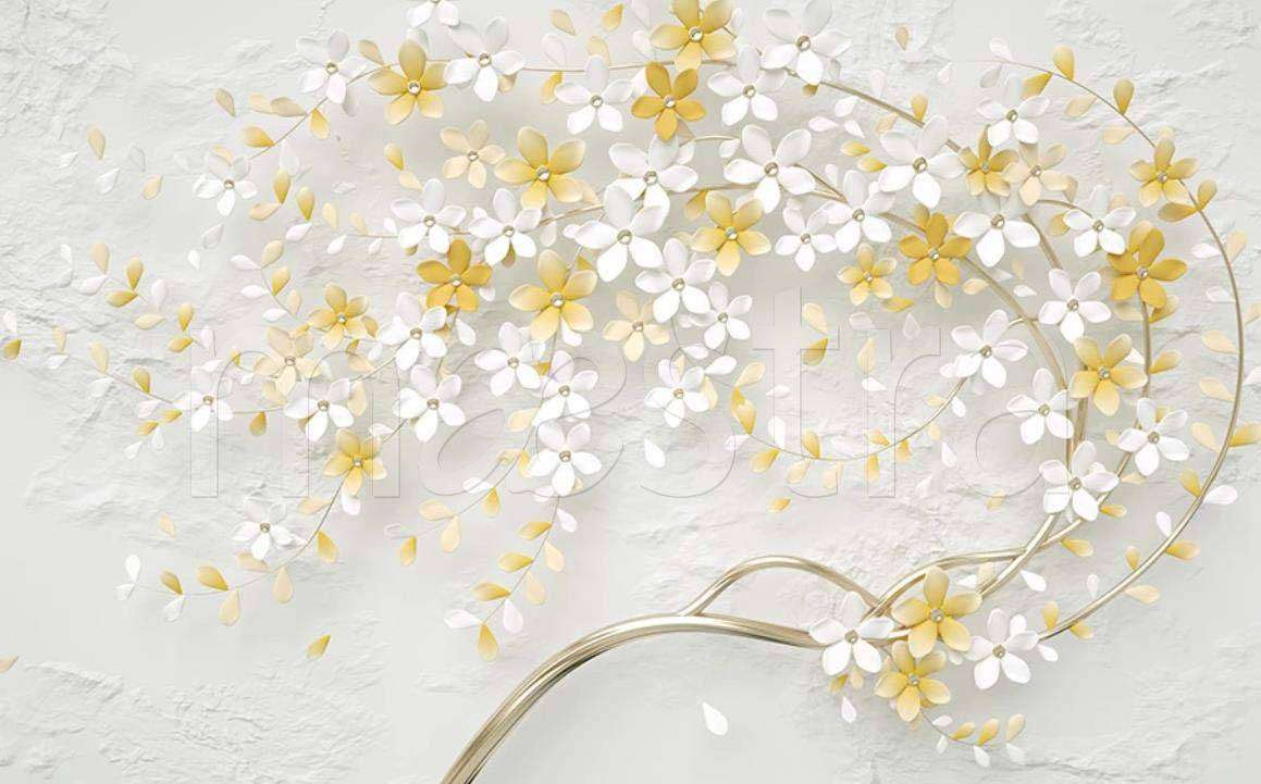 Фотообои в интерьере 3д ветка  15-030 фото