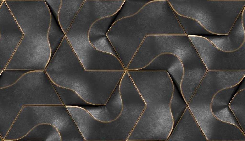 Фотообои в интерьере черная вуаль 3д  9-1590 фото