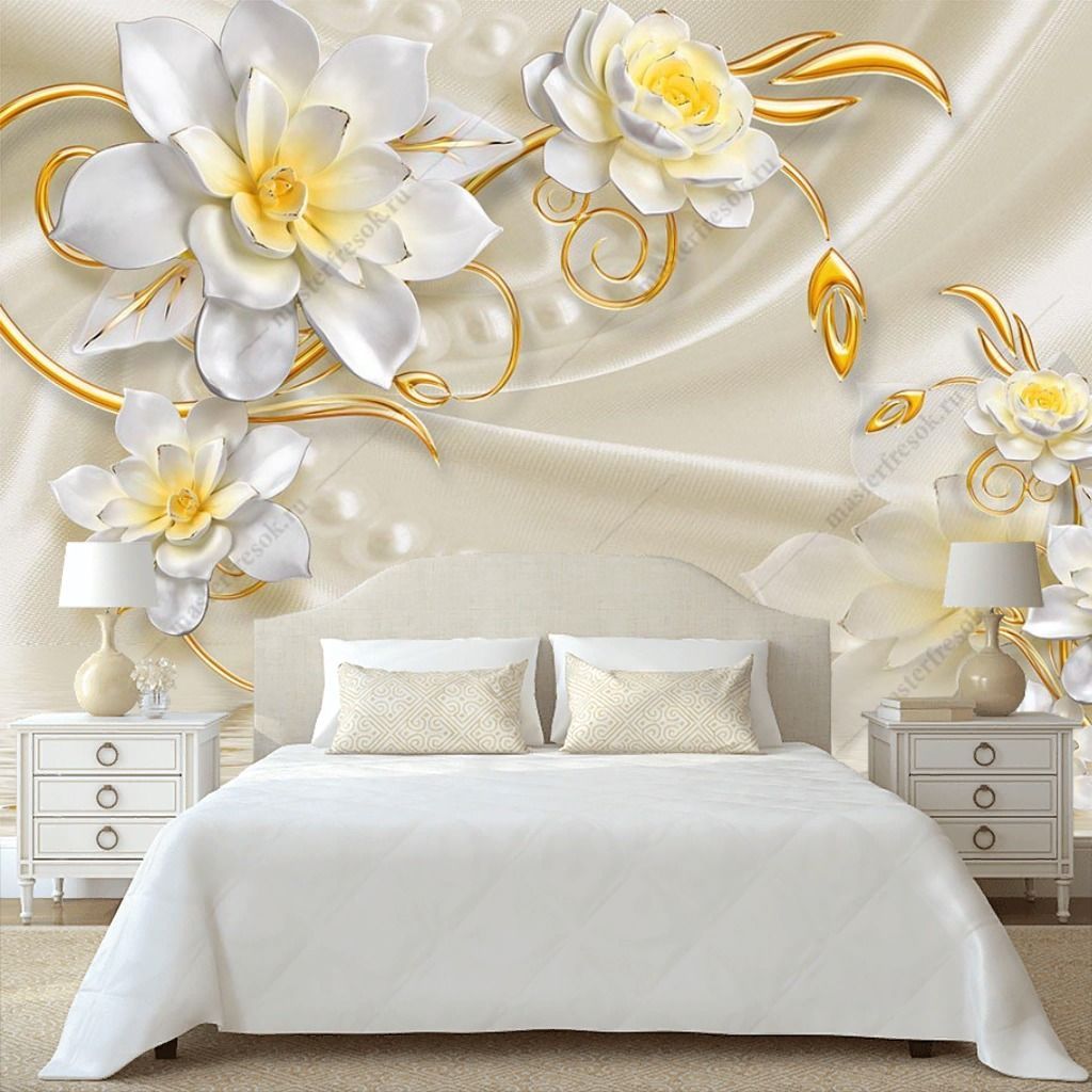 Фотообои Жемчужные лебеди  9-1737