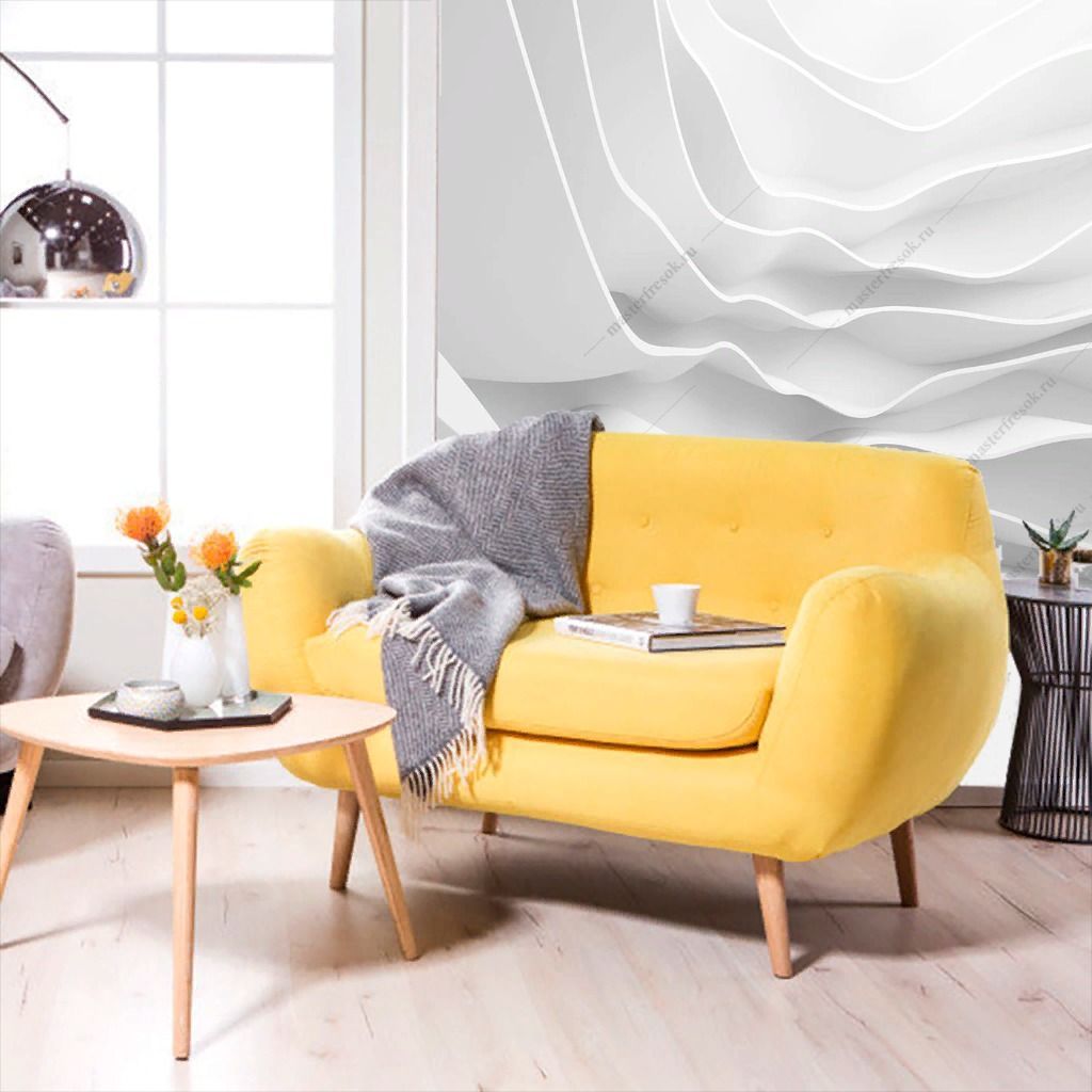 Фотообои 3д Абстрактные волны  10-898