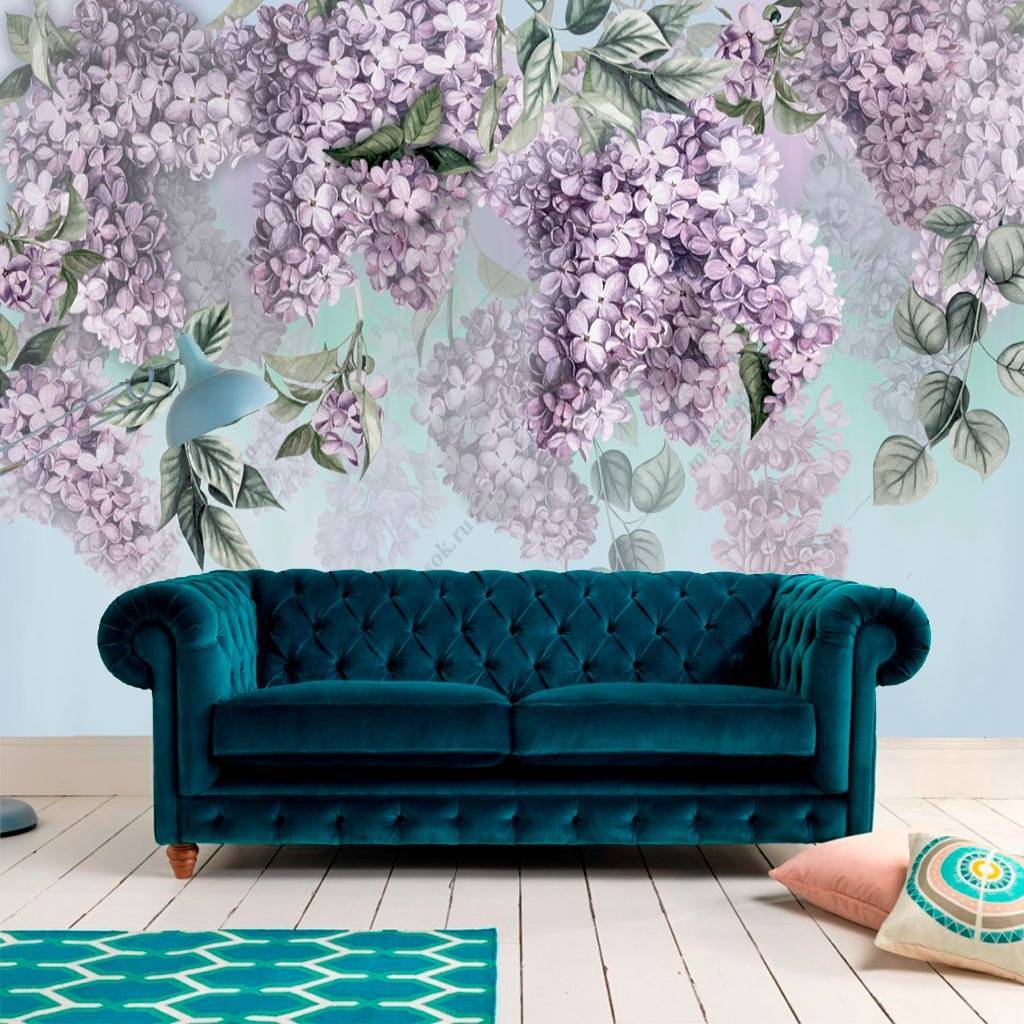 Фотообои Яркая сирень  13-130