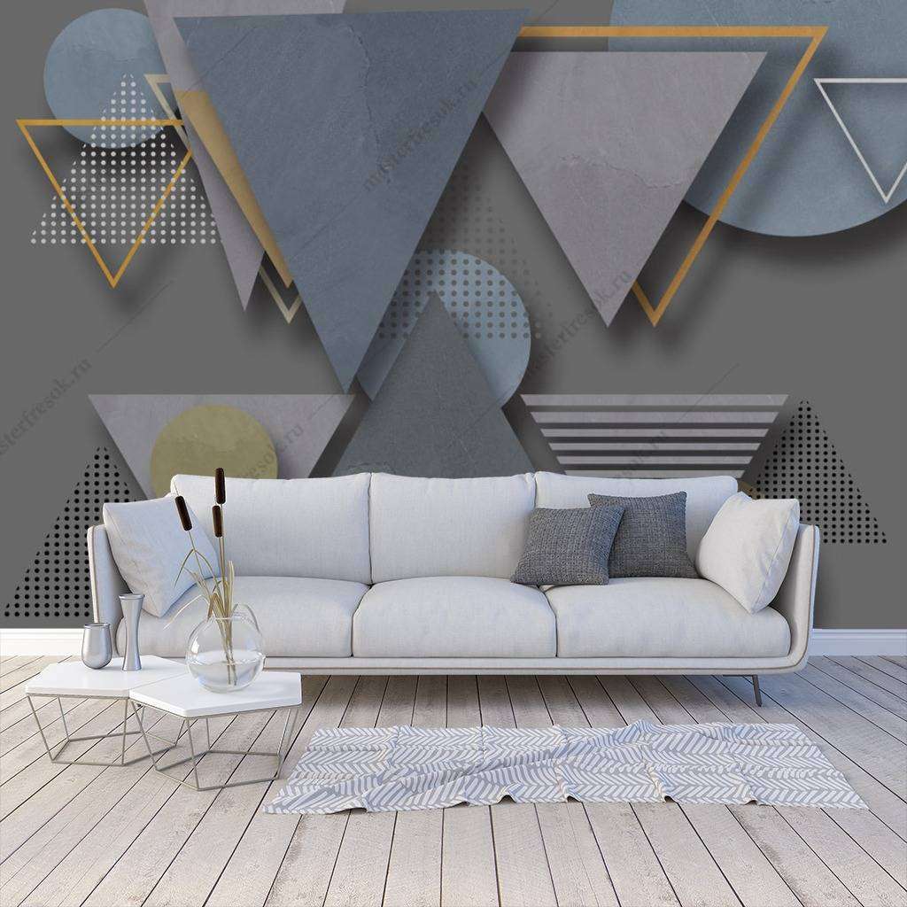 Фотообои Бесшовные обои на стену:  3д фигуры. Артикул: 10-685  