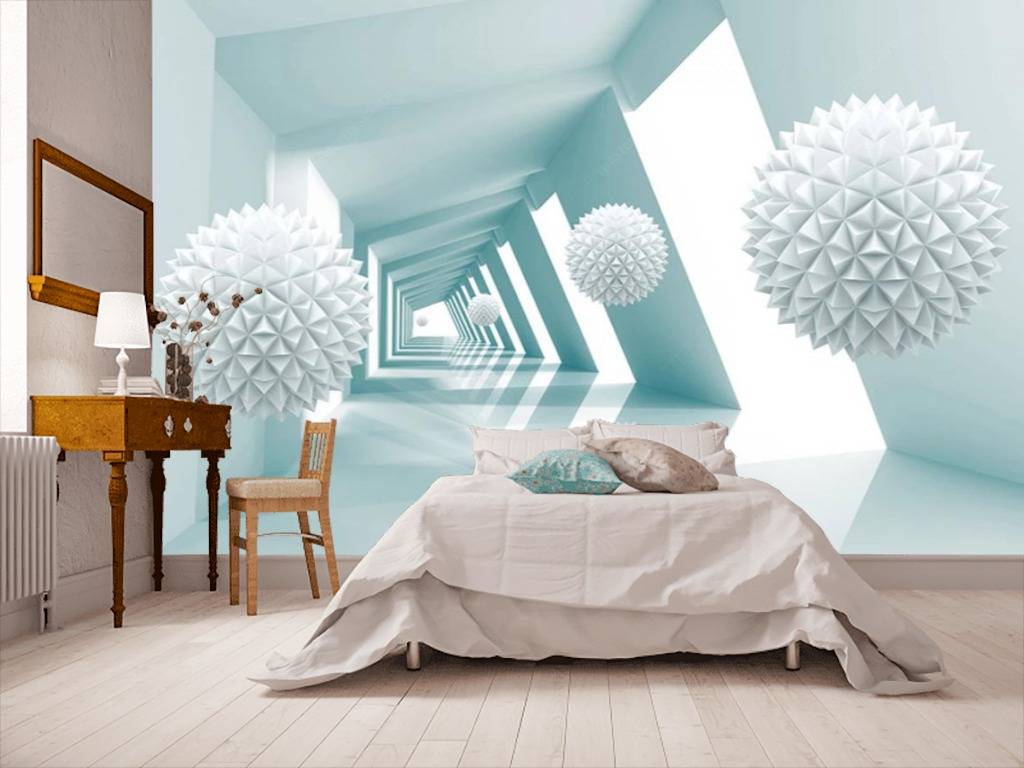 Фотообои Стереоскопические шары  15-707