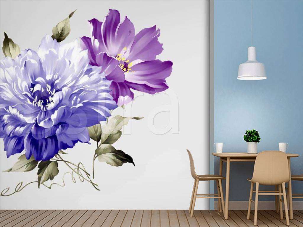 Фотообои Букет синих цветов  9-081