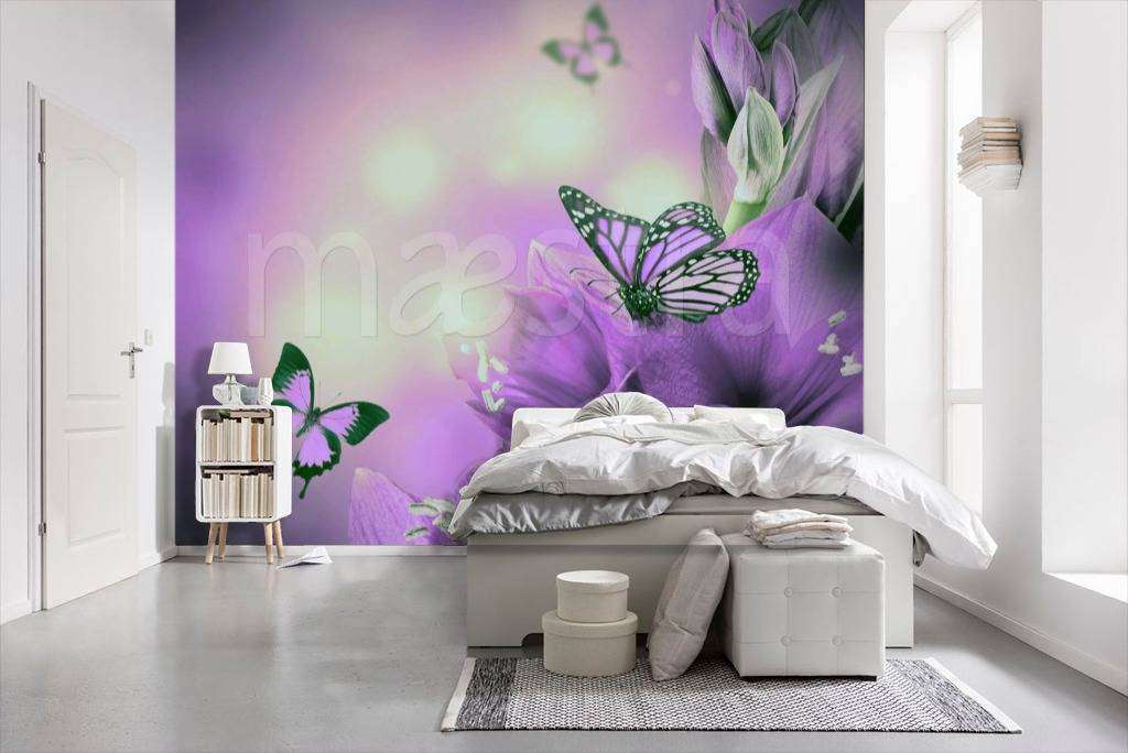 Фотообои Сиреневый букет цветов  4-099