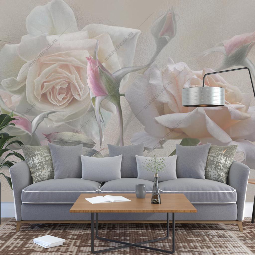 Фотообои Кустовые розы  13-428