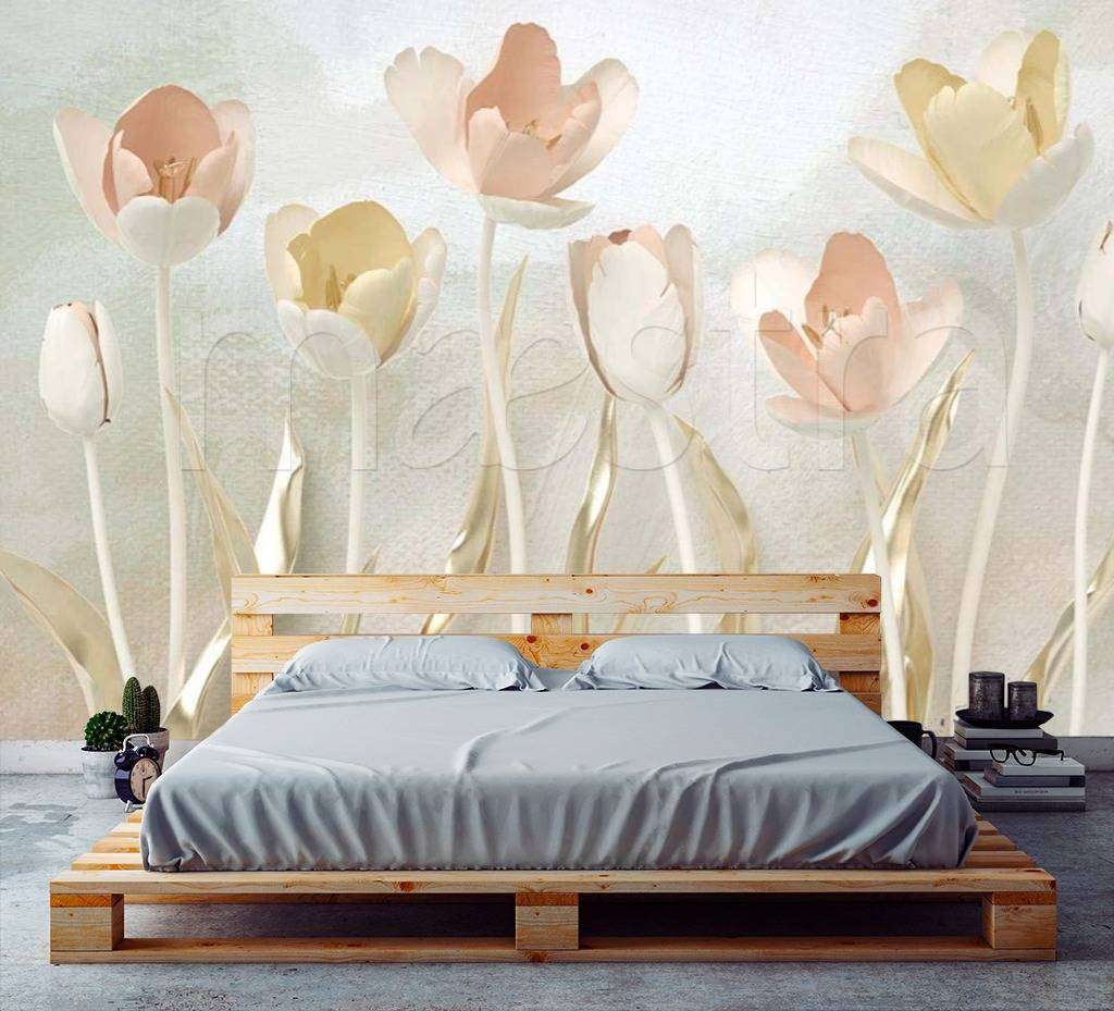 Фотообои Трехмерные тюльпаны  15-008