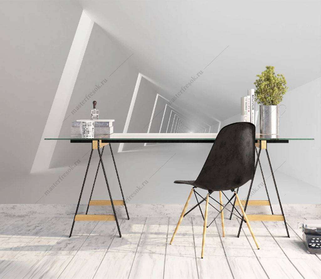 Фотообои в интерьере свет в конце тоннеля  15-815 фото