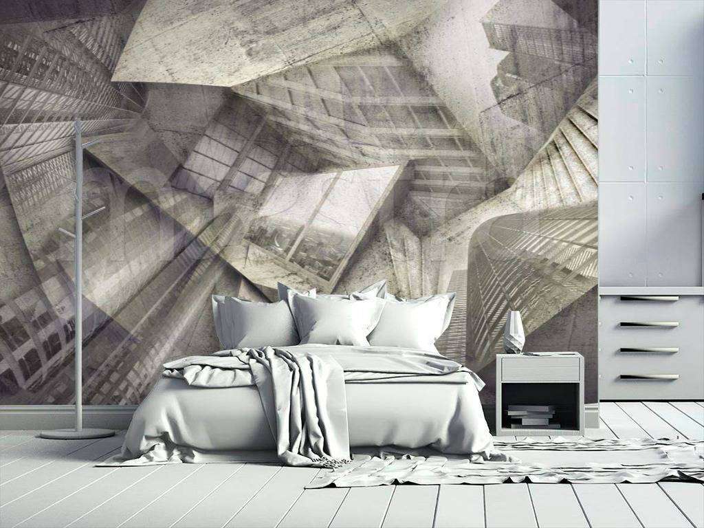 Фотообои Абстракция, серая картинка  7-380