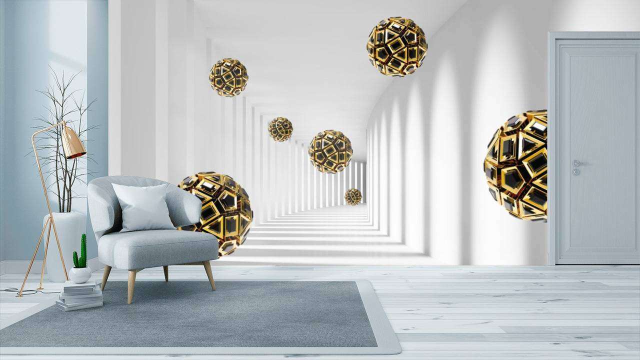 Фотообои в интерьере загадочный тоннель  10-611 фото